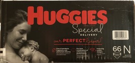 Huggies Special Delivery, Hypoallergenic Diapers, Size Newborn, 66 Ct - £27.50 GBP