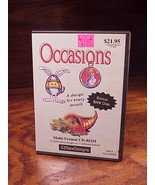 EZSewingDesigns Occasions Embroidery Design CD-ROM, no. 756 100800, 12 d... - £7.80 GBP