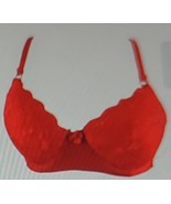 Z Red Lace Padded Bra Size 34B - $133.01 MXN