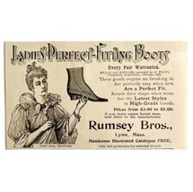 Rumsey Bros Ladies Boots 1894 Advertisement Victorian Footwear 1 ADBN1yy - £11.34 GBP