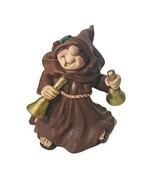 Holiday Friar Folk Figurine Maureen Monk Christmas Gift 1999 Golden Bell... - £30.99 GBP