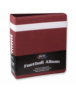 6 BCW 3&quot; Heavy Duty D-ring Premium Brown Football Collectors Binder Albums - £90.99 GBP