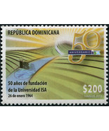 Dominican Republic. 2015. 50th Anniversary of the ISA University (MNH OG... - $11.00