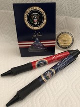 Biden White House Candy + Challenge Coin + 2 Pen Red &amp; Blue Signed Joe Democrat - £17.80 GBP