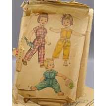 Vintage Sewing PATTERN Simplicity 1594, Child Coveralls, Girls 1950s, Si... - $20.32