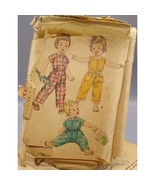 Vintage Sewing PATTERN Simplicity 1594, Child Coveralls, Girls 1950s, Si... - £15.96 GBP