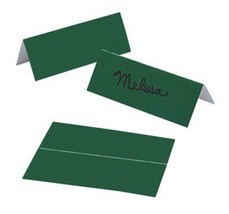 24 GREEN Place Cards Regular Size Card stock All Occasion Wedding Birthday - £3.87 GBP