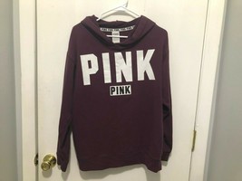 Victoria&#39;s Secret Pink Spell Out Hoodie Sweatshirt Women&#39;s SZ XS - £8.54 GBP
