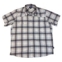 Patagonia Mens Bandito Plaid Short Sleeve Snap Front Shirt Size XL Lightweight - £23.52 GBP
