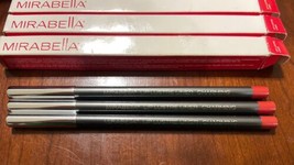 (3) Pack!!!! New In Box! Mirabella Charming Lip Lustre Liner Pencil - $149.99