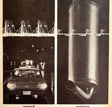 Chevrolet GM Muffler Advertisement 1963 Automobilia Chevy Genuine Parts DWS6D - £19.65 GBP