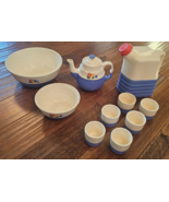 National Brotherhood Operative Potters Cambridge Bowls Teapot Pitcher Cu... - $1,825.10 MXN