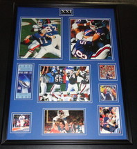 Super Bowl XXI Framed 18x24 Repro Ticket &amp; Photo Collage Giants vs Broncos - £71.05 GBP