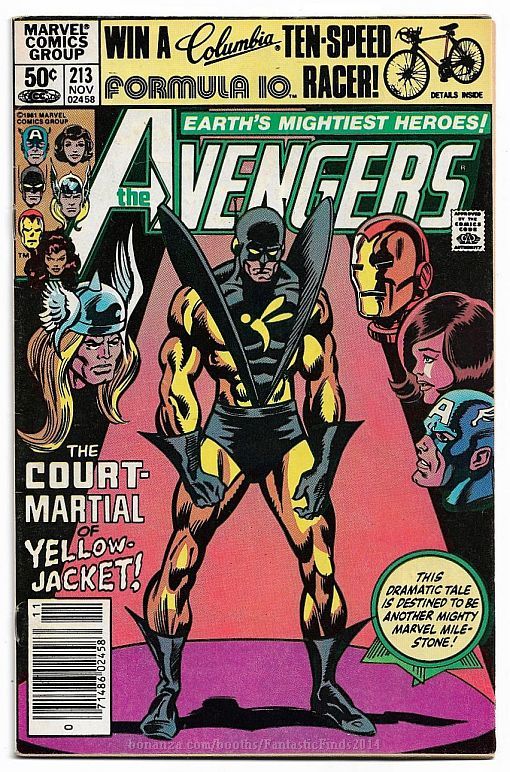 Primary image for The Avengers #213 (1981) *Marvel Comics / Bronze Age / YellowJacket / Tigra*