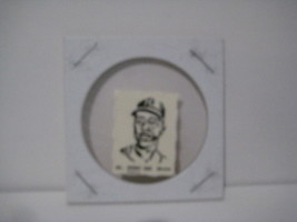 HANK AARON Milwaukee Braves 1950&#39;s Era Gumball Machine Card - £18.05 GBP