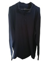 Balance Collection Outdoor Men&#39;s 1/4&quot; Zip Black Pullover - £10.58 GBP