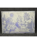 1950’ Austrian Metal Painting Plate Deers In Antique Palace - $1,415.06 MXN
