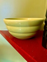 VTG 50s MCM  BAUER BEEHIVE GREEN #18 MIXING BOWL Ringwear  Green USA  8.5&quot; - €46,51 EUR