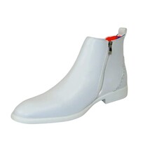 Men's Shoes The Victorian L TAYNO Leather Chelsea Boot White image 3