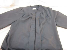 JOSTES BLACK COSPLAY HALLOWEEN GRADUATION GOWN JUDGE ANGEL COSTUME 5&#39;10-6&#39; - $23.51