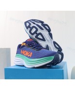 Hoka Bondi 8 Вlue-Оrange Sneakers Women Size 7,5 US Athletic running mul... - $95.96