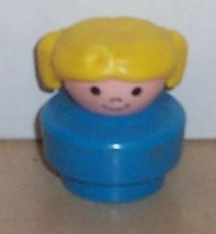Vintage 90&#39;s Fisher Price Chunky Little People Peggy figure FPLP - $9.65