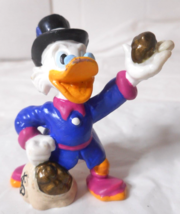 DuckTales Scrooge McDuck PVC Figure Disney Applause 1986 Money Bag Coins... - £11.68 GBP