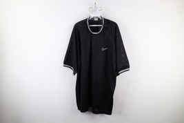 Vintage 90s Nike Mens 2XL Travis Scott Mini Swoosh Mesh Ringer T-Shirt B... - £46.75 GBP