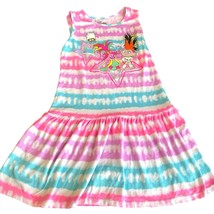 Trolls World Tour Girls Dress Size M 7/8 Tie-Dye Sleeveless Cartoon Cute... - $147.71 MXN