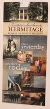 Andrew Jackson&#39;s Hermitage Brochure  - £3.91 GBP