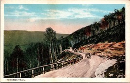 Car On Mohawk Trail Massachusetts MA UNP Unused WB Postcard L7 - $2.63