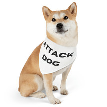 &quot;Attack dog&quot; Pet bandana collar  - £20.15 GBP