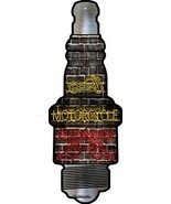 Motorcycle Restoration Novelty Metal Spark Plug Sign J-084 - $37.96 CAD