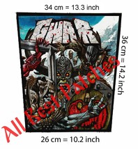 GWAR Monsters Big back patch Anthrax,Suicidal Tendencies,DRI,Green Jelly... - £19.52 GBP
