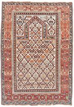 Antique hand knotted caucasian Shirwan Marsali prayer Rug - $3,811.50