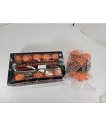 Vintage Halloween Jack O Lantern Pumpkin Light String Blow Mold Set of 2... - $27.22 CAD