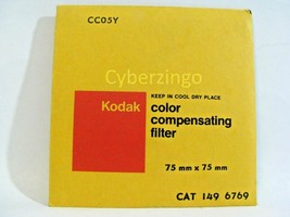 Kodak CC05Y 1496769 Color Compensating 75mm x 75mm Filter PREOWNED - $15.98