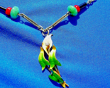 ORIGINAL Antique Deco Diamond Necklace Victorian Jade Onyx Coral Chain 1... - $6,455.25
