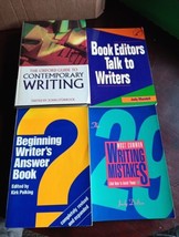 4 Books on Writing - HOW TO WRITE Writer Mistakes&#39;s, Oxford Guide, 3 PBs 1 HCDJ - £11.68 GBP