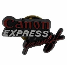 Cannon Express Camera Photography Business Plastic Lapel Hat Pin Pinback - £4.67 GBP