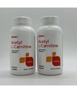 (2) GNC Acetyl L-Carnitine 500mg Positive Mood Balance 60 Capsules Exp. ... - £22.51 GBP