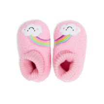 Wonder Nation Baby Girls Rainbow Bootie Slippers, Pink Size 6 - $12.86