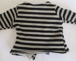 Toys R Us Geoffrey Black &amp; Gray Striped Shirt 18&quot; Doll Size - $6.92