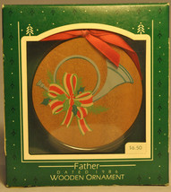 Hallmark: Father - Wooden Ornament - Trumpet - 1986 Classic Ornament - £10.56 GBP