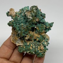 250g, 3.5&quot;x2.7&quot;x1.9&quot;, Malachite on Native Green Copper Mineral Specimens... - £194.75 GBP