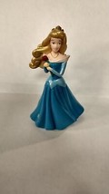 Disney Princesses Sleeping Beauty Aurora Blue Dress Figurine Loose Used - £4.64 GBP