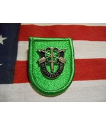 US ARMY 10TH SPECIAL FORCES GROUP BERET FLASH PATCH WITH CREST DUI NO HM - $8.86