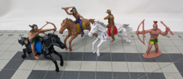 Plastic Indian Cowboy Figure Horse Lot - £13.40 GBP