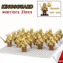 21pcs/set Game of Thrones Jaime Lannister And Kingsguard Army Minifigures Block - £27.23 GBP