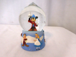 Disney Store Mickey Mouse Wizard Snow Globe Fantasia Sorcerer&#39;s Apprentice - $21.79